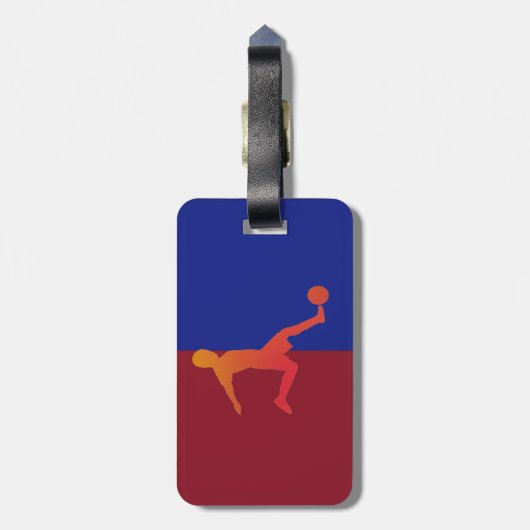 Label Voetbal Bagagelabel (Achterkant verticaal)