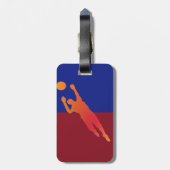 Label Voetbal Bagagelabel (Achterkant verticaal)