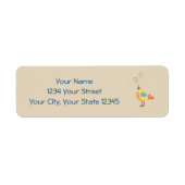 Label vogeladres (Voorkant)