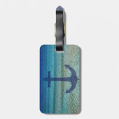 Label voor Anchor Travel Bagagelabel (Achterkant verticaal)