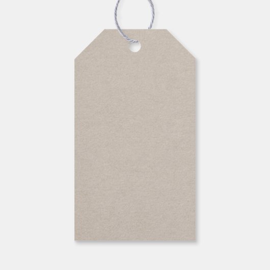  Label voor Angry Santa Gift Cadeaulabel (Achterkant)