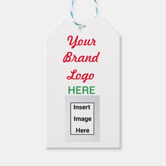 Label voor bedrijfsslipweergave - Gift Hang Cadeaulabel (Voorkant)