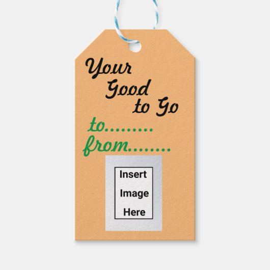 Label voor bedrijfsslipweergave - Gift Hang Cadeaulabel (Voorkant)