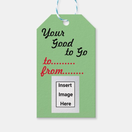 Label voor bedrijfsslipweergave - Gift Hang Cadeaulabel (Voorkant)