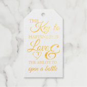 Label voor belangrijke gunst (Voorkant)