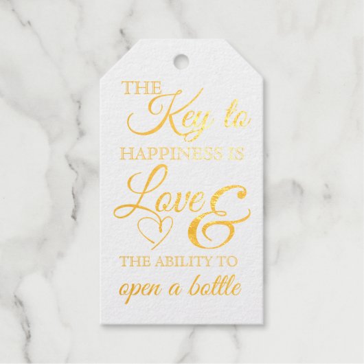 Label voor belangrijke gunst (Voorkant)