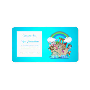 LABEL VOOR BLAUW NOAHS-ARKADRES