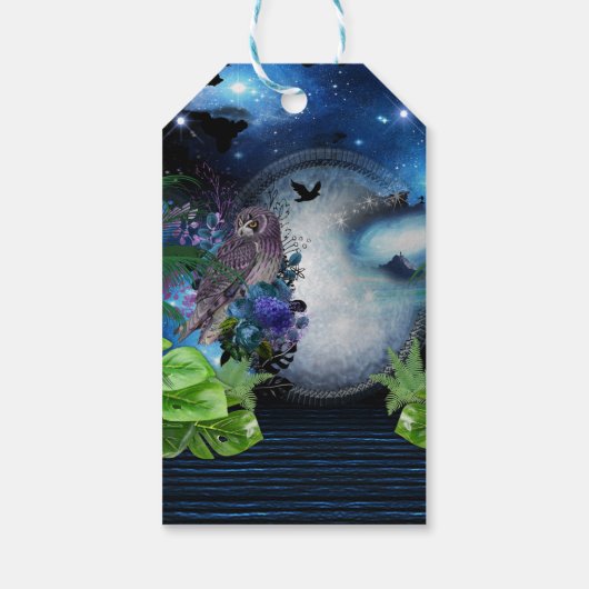 Label voor buitenruimtescheiding cadeaulabel (Achterkant)