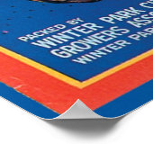 label voor bulledog-merk poster (Hoek)