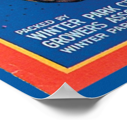  label voor bulledog-merk poster (Hoek)