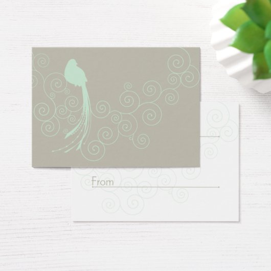 Label voor cadeau voor alle doeleinden visitekaartje (Bureau)