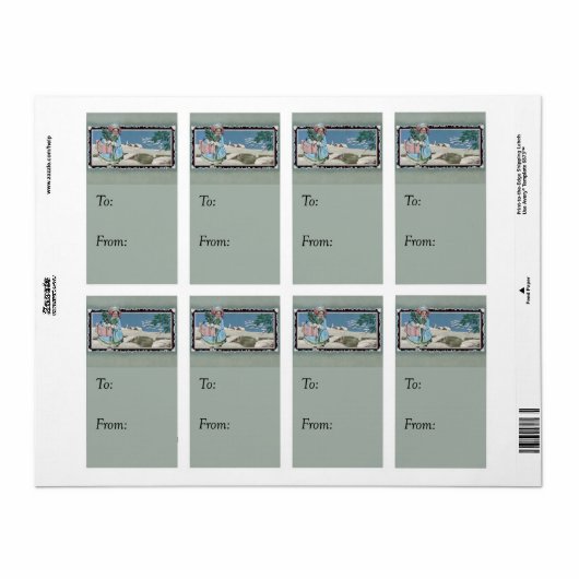 Label voor  cadeaus (Full Sheet)