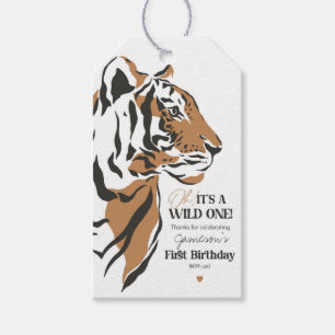 label voor cadeautje voor eerste verjaardag tijger cadeaulabel
