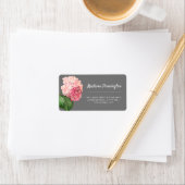  label voor de ventilatorterugzendadres Hydrangea (Insitu)