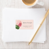 label voor de ventilatorterugzendadres Hydrangea (Insitu)