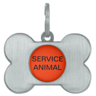 LABEL VOOR DIERLIJKE SERVICE HUISDIEREN NAAMPLAATJE