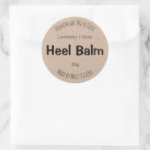 label voor gebarsten hiel salve balsem (Tas)