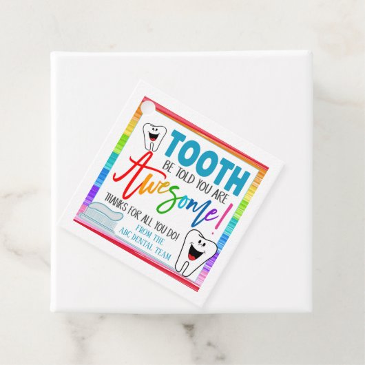 Label voor gebitswaardebepaling Week Cadeau (In situ)