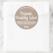 label voor genezingsbalm (Tas)