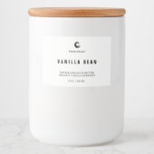 Label voor grote pot body butter voedselcontainer etiket (Voorkant)