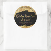 label voor het goudproduct van boter (Tas)