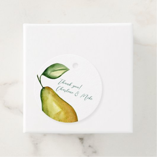 Label voor het perenhuwelijk (In situ)