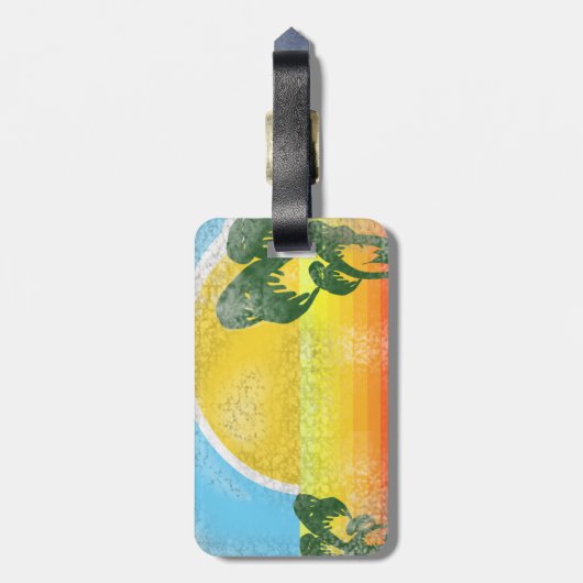  Label voor het reizen Bagagelabel (Achterkant verticaal)