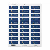 label voor het retouradres van de Ferruginous Hawk (Full Sheet)