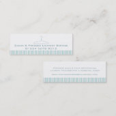 Label voor het slaan van wasmachines / visitekaart (Voorkant / Achterkant)