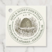 Label voor Honey Gift Manden en Canvas tassen Hive (Voorkant)