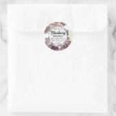 Label voor inmaakpot met bramenjam (Tas)