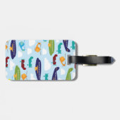 Label voor instapkaarten bagagelabel (Achterkant horizontaal)