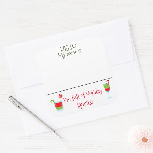 Label voor kerstcadeaubonbons (Envelop)