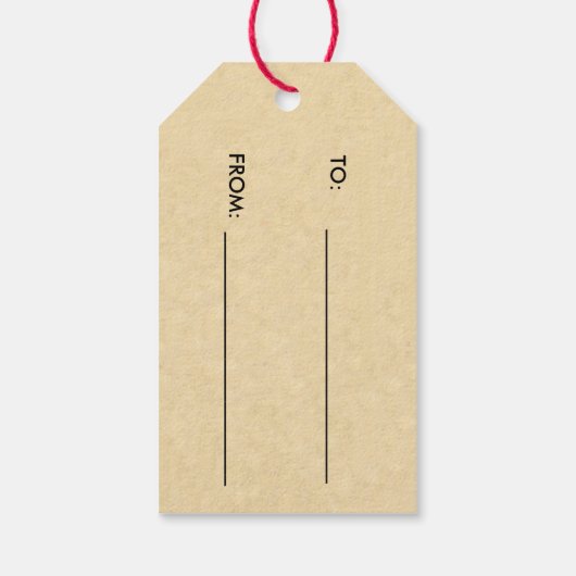  Label voor kerstcadeaus Cadeaulabel (Achterkant)