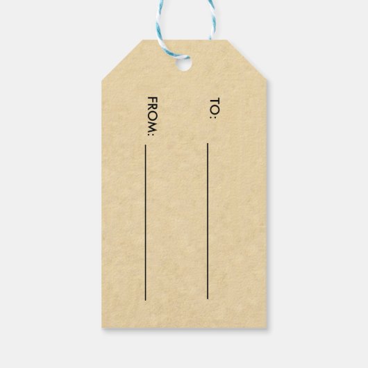 Label voor kerstcadeaus Cadeaulabel (Achterkant)