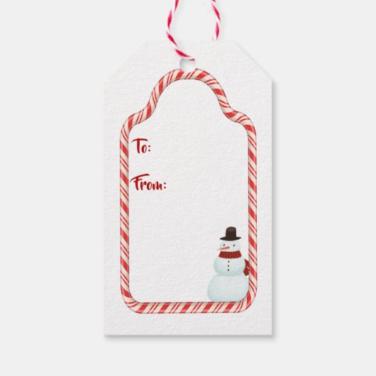 Label voor kerstcadeaus voor familie cadeaulabel (Achterkant)