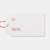 Label voor kerstcadeautjes voor regenboogkerstmis cadeaulabel (Achterkant Horizontaal)