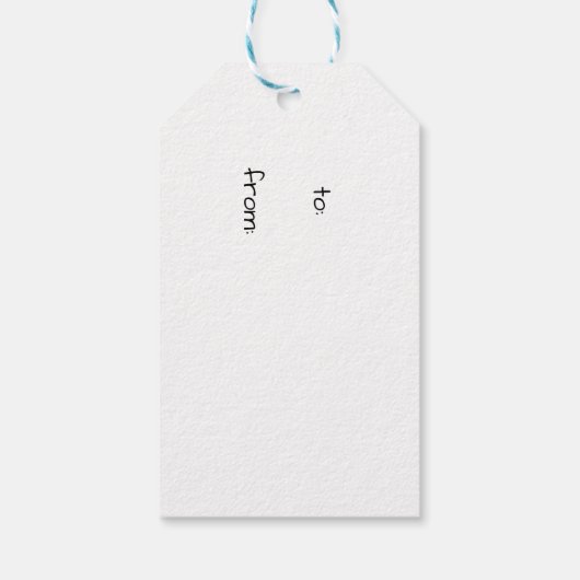 label voor kerstcadeautjes voor robots voor kerstm cadeaulabel (Achterkant)