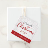 Label voor kerstmis (wit) (In situ)