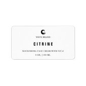 Label voor kleine pot gezichtscreme (Voorkant)