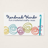 label voor kleurrijke garen visitekaartjes (Voorkant)