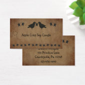 Label voor koeien en staren visitekaartjes (Bureau)