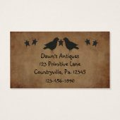 Label voor koeien en staren visitekaartjes (Achterkant)