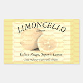 Label voor Limoncello (Voorkant)