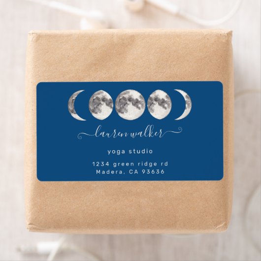 Label voor luxe yogastudioverpakking (Insitu)