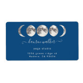 Label voor luxe yogastudioverpakking (Voorkant)