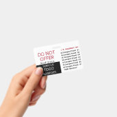 Label voor meerdere voedselallergieën badge (Handheld)