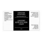 Label voor minimalistische schoonheidsproducten - (Voorkant)