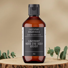 Label voor minimalistische schoonheidsproducten - 