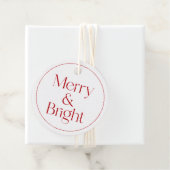 Label voor moderne Typografie-kersthang (In situ)